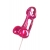 Розовый леденец в форме члена со вкусом айриш крим - 80 гр. - Sosuчki - купить с доставкой в Рубцовске