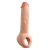Телесная насадка-удлинитель Thrive 8.75 Inch Realistic Penis Extender Sleeve - 22,2 см. - Blush Novelties - в Рубцовске купить с доставкой