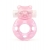Розовое эрекционное виброкольцо в форме мишки - 1137 - в Рубцовске купить с доставкой