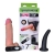 Страпон с 2 насадками и вибрацией UniStrap - 19 и 12 см. - LOVETOY (А-Полимер) - купить с доставкой в Рубцовске