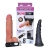 Страпон с 2 насадками и вибрацией UniStrap - 20 и 18 см. - LOVETOY (А-Полимер) - купить с доставкой в Рубцовске