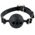 Силиконовый кляп-шар с отверстиями для дыхания Silicone Breathable Ball Gag Small - Pipedream - купить с доставкой в Рубцовске