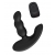 Черный силиконовый стимулятор простаты Levett Nitoc с пультом ДУ - Levett - в Рубцовске купить с доставкой