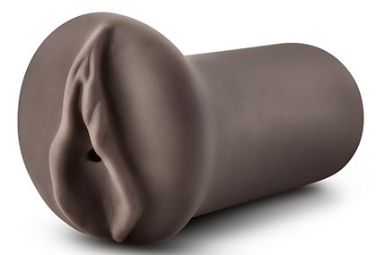 Коричневый мастубратор-вагина Nicole s Kitty - Blush Novelties - в Рубцовске купить с доставкой