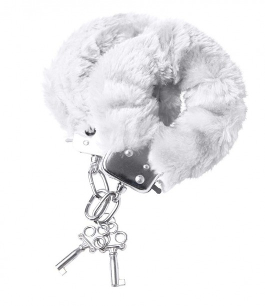 Наручники с белой меховой опушкой - ToyFa - купить с доставкой в Рубцовске