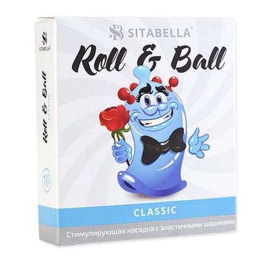 стимулирующий презерватив-насадка Roll   Ball Classic - Sitabella - купить с доставкой в Рубцовске