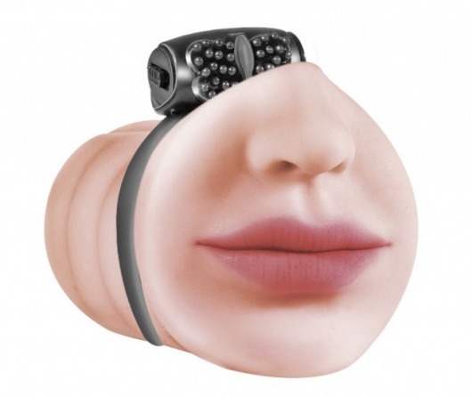 Мастурбатор-ротик с виброкольцом Satisfaction Beloved - Lola Games - в Рубцовске купить с доставкой