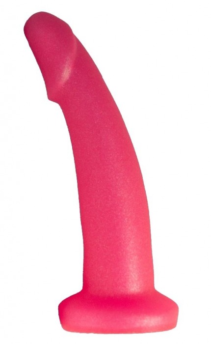 Розовый плаг-массажёр для простаты - 13,5 см. - LOVETOY (А-Полимер) - в Рубцовске купить с доставкой