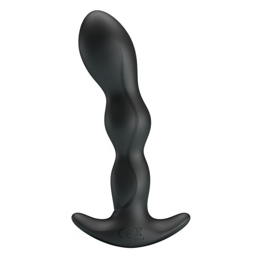 Черный анальный стимулятор простаты с вибрацией Special Anal Massager - 14,5 см. - Baile - в Рубцовске купить с доставкой