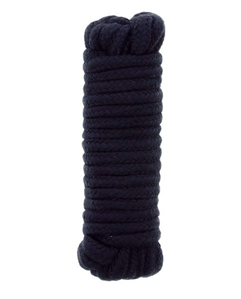 Чёрная веревка для связывания BONDX LOVE ROPE - 5 м. - Dream Toys - купить с доставкой в Рубцовске