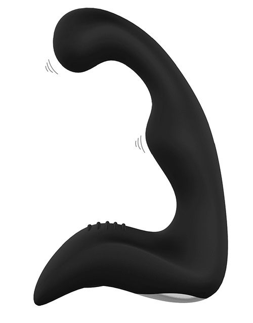 Чёрный перезаряжаемый массажёр простаты BOOTY PLEASER - Dream Toys - в Рубцовске купить с доставкой