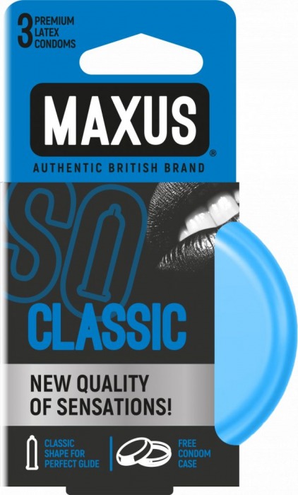 Классические презервативы в железном кейсе MAXUS Classic - 3 шт. - Maxus - купить с доставкой в Рубцовске