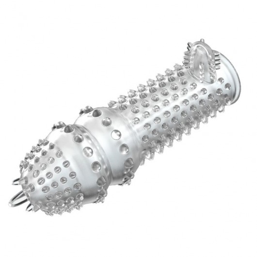 Закрытая прозрачная насадка Crystal sleeve - 14,2 см. - Erowoman-Eroman - в Рубцовске купить с доставкой