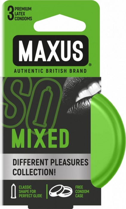 Презервативы в железном кейсе MAXUS Mixed - 3 шт. - Maxus - купить с доставкой в Рубцовске