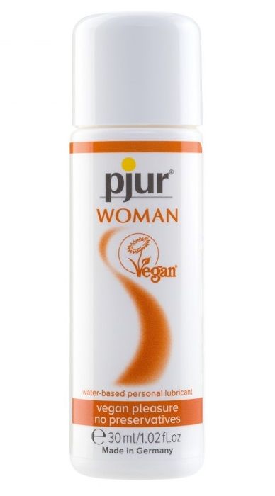 Лубрикант pjur WOMAN Vegan на водной основе - 30 мл. - Pjur - купить с доставкой в Рубцовске