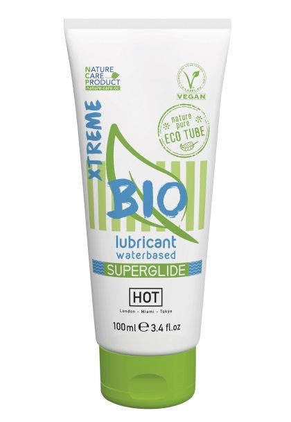 Интимный увлажняющий гель BIO SuperGlide Xtreme - 100 мл. - HOT - купить с доставкой в Рубцовске