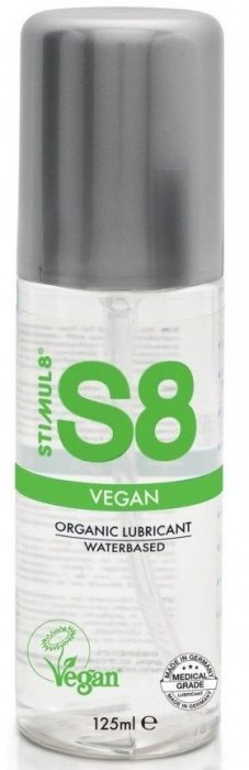 Веганский лубрикант на водной основе S8 Vegan Lube - 125 мл. - Stimul8 - купить с доставкой в Рубцовске
