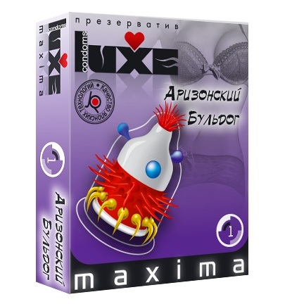Презерватив LUXE Maxima  Аризонский Бульдог  - 1 шт. - Luxe - купить с доставкой в Рубцовске