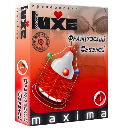 Презерватив LUXE Maxima  Французский связной  - 1 шт. - Luxe - купить с доставкой в Рубцовске