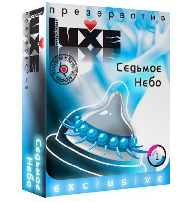 Презерватив LUXE  Exclusive  Седьмое небо  - 1 шт. - Luxe - купить с доставкой в Рубцовске