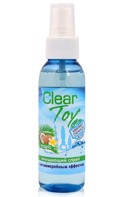 Очищающий спрей для игрушек CLEAR TOY Tropic - 100 мл. - Биоритм - купить с доставкой в Рубцовске