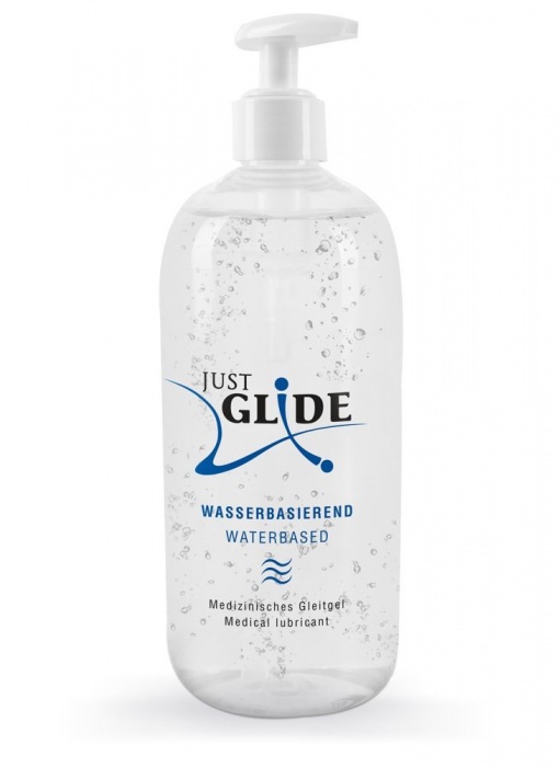 Гель-смазка на водной основе Just Glide с дозатором - 500 мл. - Orion - купить с доставкой в Рубцовске