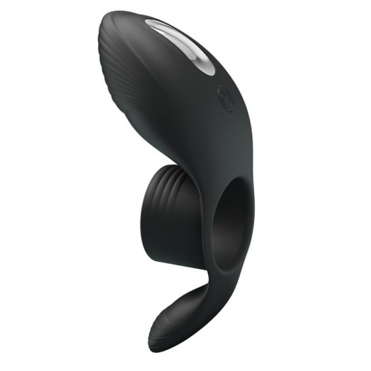 Черное кольцо на пенис с вибрацией Vibration Penis Sleeve - Baile - в Рубцовске купить с доставкой