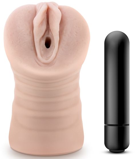 Телесный мастурбатор-вагина Rain - Blush Novelties - в Рубцовске купить с доставкой