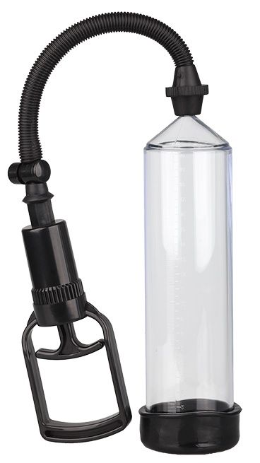 Прозрачная вакуумная помпа TRIGGER HANDLE PENIS PUMP - Dream Toys - в Рубцовске купить с доставкой