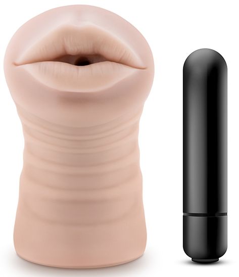 Телесный мастурбатор-ротик Skye - Blush Novelties - в Рубцовске купить с доставкой