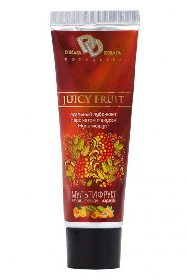 Интимный съедобный лубрикант JUICY FRUIT с ароматом фруктов - 30 мл. - БиоМед - купить с доставкой в Рубцовске