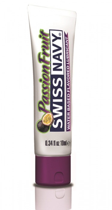 Лубрикант Swiss Navy Passion Fruit Lube с ароматом маракуйи - 10 мл. - Swiss navy - купить с доставкой в Рубцовске