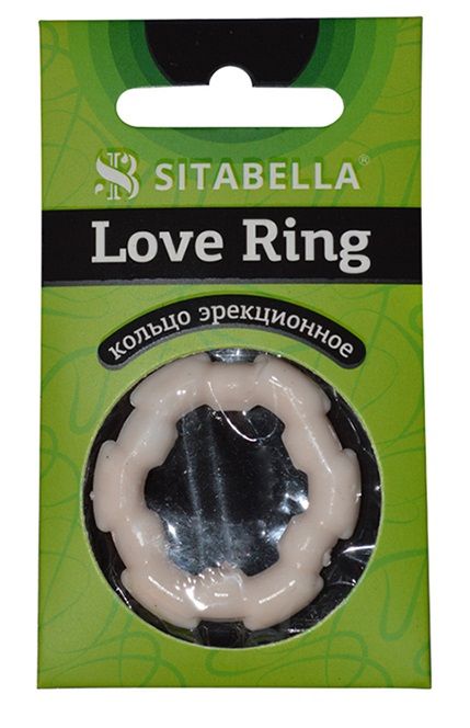 Фигурное эрекционное кольцо из киберкожи - Sitabella - в Рубцовске купить с доставкой