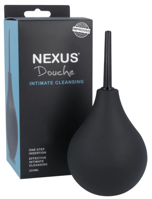 Черный анальный душ с обратным клапаном Non Return Valve Anal Douche - Nexus Range - купить с доставкой в Рубцовске