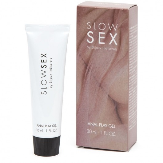 Лубрикант на водной основе Slow Sex Anal Play Gel - 30 мл. - Bijoux Indiscrets - купить с доставкой в Рубцовске