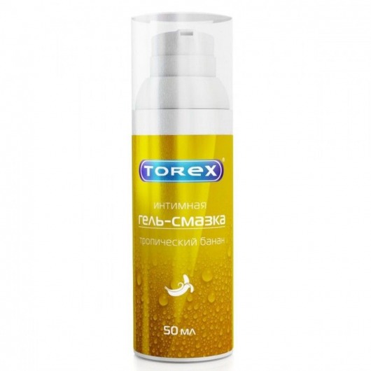 Гель-смазка на водной основе Torex  Тропический банан  - 50 мл. - Torex - купить с доставкой в Рубцовске