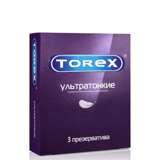 Презервативы Torex  Ультратонкие  - 3 шт. - Torex - купить с доставкой в Рубцовске