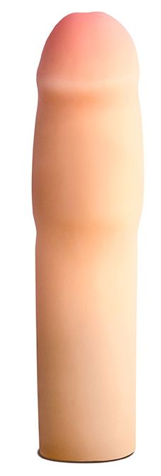 Телесная насадка-удлинитель на пенис PERFORMANCE 1.5INCH COCK XTENDER - 16 см. - Blush Novelties - в Рубцовске купить с доставкой