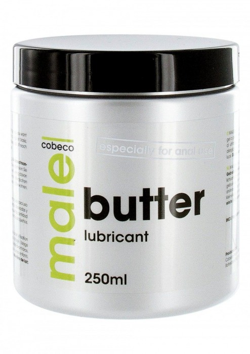 Анальный лубрикант MALE Cobeco Butter Lubricant - 250 мл. - Cobeco - купить с доставкой в Рубцовске