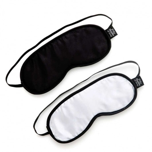 Набор из двух масок на глаза Soft Blindfold Twin Pack - Fifty Shades of Grey - купить с доставкой в Рубцовске