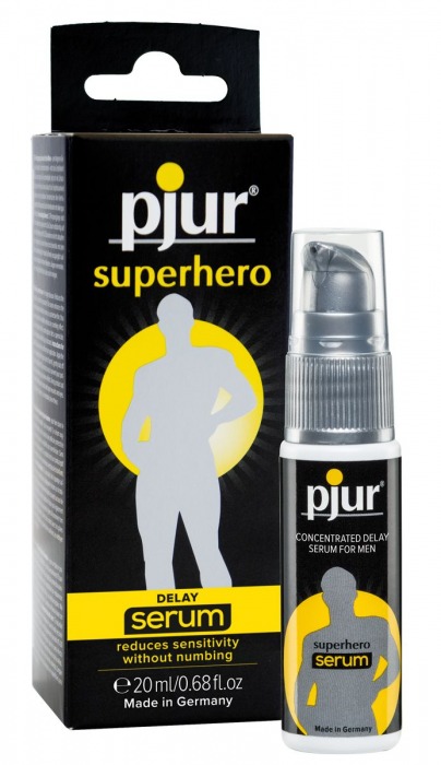Сыворотка-пролонгатор pjur SUPERHERO Delay Serum - 20 мл. - Pjur - купить с доставкой в Рубцовске