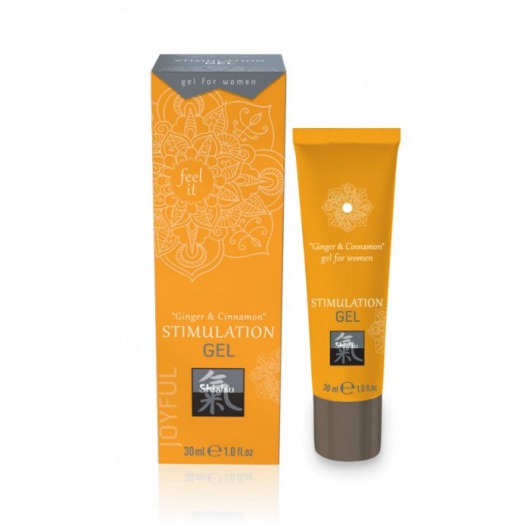 Возбуждающий интимный гель STIMULATION GEL Ginger   Cinnamon - 30 мл. - Shiatsu - купить с доставкой в Рубцовске