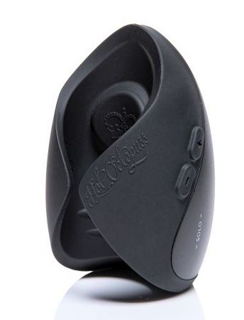 Черный инновационный мужской вибратор PULSE SOLO ESSENTIAL - Hot Octopuss - в Рубцовске купить с доставкой