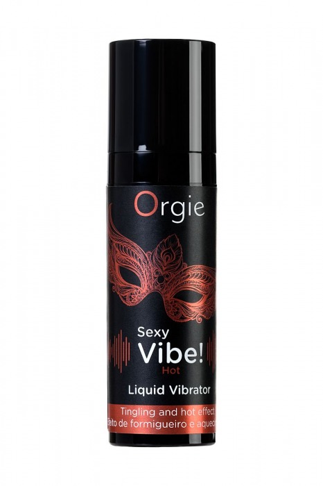 Разогревающий гель для массажа ORGIE Sexy Vibe Hot с эффектом вибрации - 15 мл. - ORGIE - купить с доставкой в Рубцовске