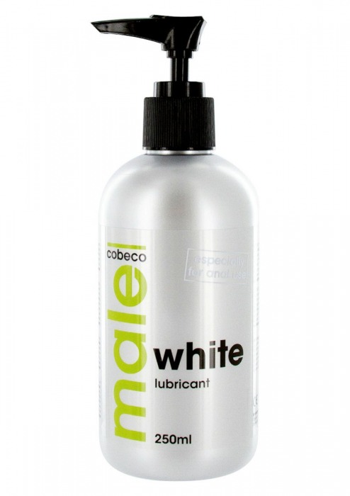 Анальная смазка на водной основе MALE Cobeco White Lubricant - 250 мл. - Cobeco - купить с доставкой в Рубцовске