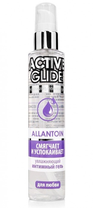 Увлажняющий интимный гель Active Glide Allantoin - 100 гр. - Биоритм - купить с доставкой в Рубцовске