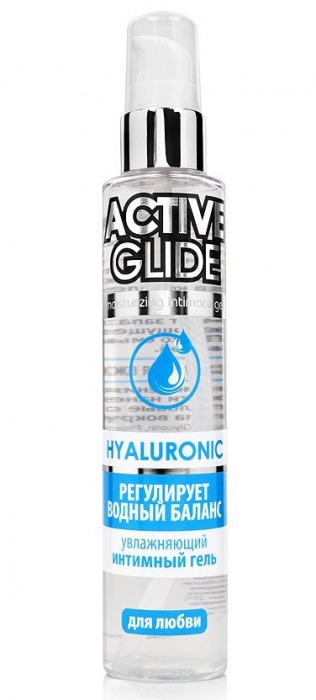 Увлажняющий интимный гель Active Glide Hyaluronic - 100 гр. - Биоритм - купить с доставкой в Рубцовске