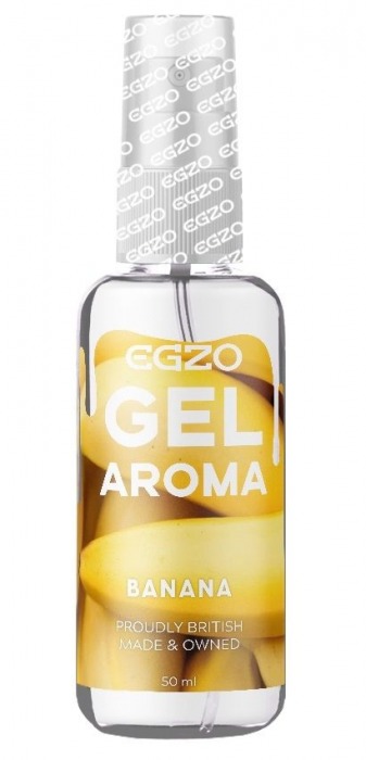 Интимный лубрикант EGZO AROMA с ароматом банана - 50 мл. - EGZO - купить с доставкой в Рубцовске