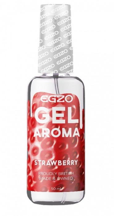 Интимный лубрикант EGZO AROMA с ароматом клубники - 50 мл. - EGZO - купить с доставкой в Рубцовске