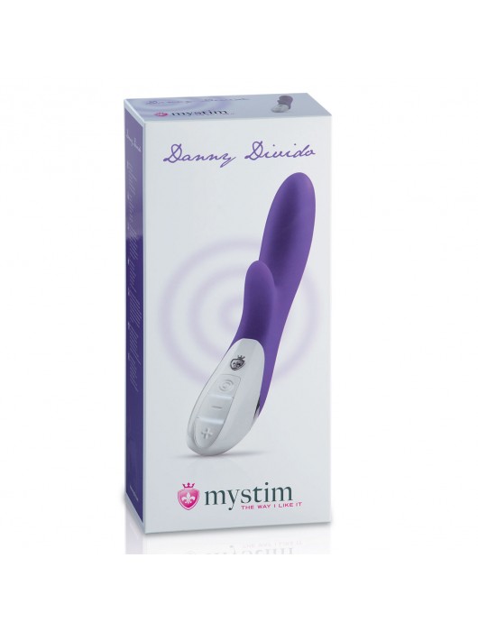 Фиолетовый вибратор Mystim Danny Divido - 27 см. - MyStim
